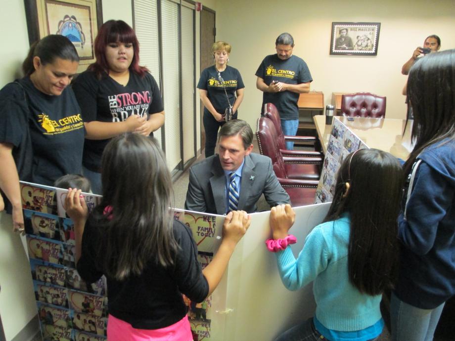 Heinrich Meets with DREAMers and Parents in his Albuquerque Office